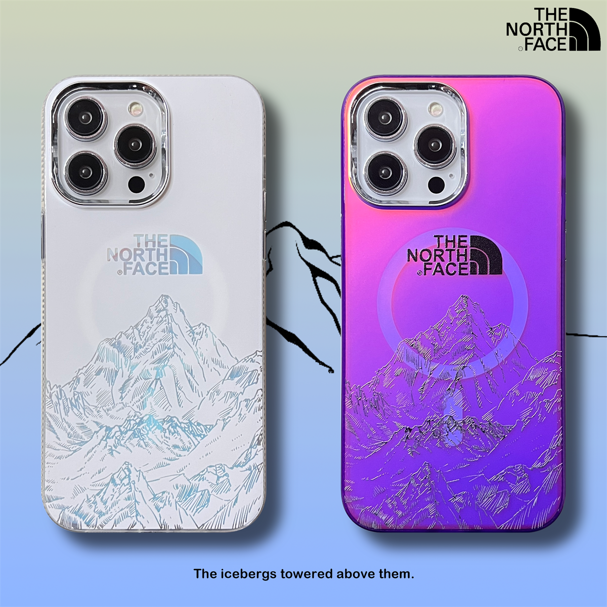 Vazico [MAGSAFE]FROSTED LASER SNOW MOUNTAIN IPHONE CASE