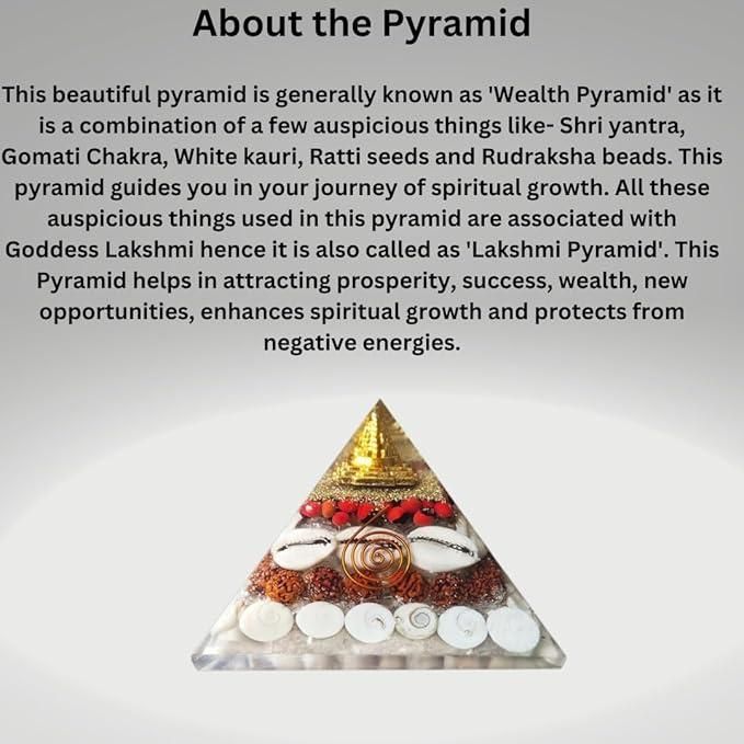 LAXMI PYRAMID SHRI YANTRA GOMATI CHAKRA