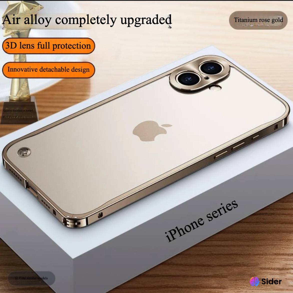 METAL GLASS CASE FOR IPHONE