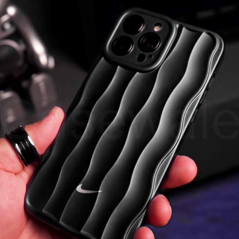 Vazico iPhone 11, 12, 13, 14, 15 Series Luxury Nike Edition Wave Pattern Case