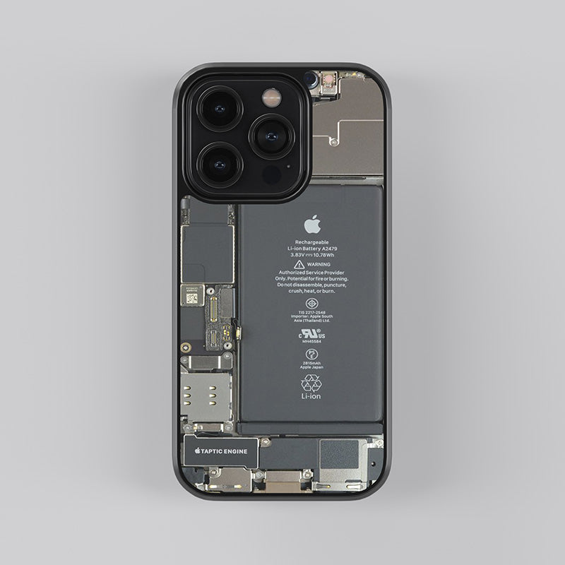 Vazico Phone Circuit Teardown Glass Case